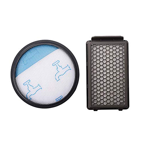 Awinker 2 Filtro de Espuma y 2 Filtro HEPA para Aspiradoras Rowenta ZR005901 Compact Power Cyclonic RO3753EA, O3718EA, RO3724EA, RO3731EA, RO3753EA, RO3786EA, RO3798EA Tefal/Moulinex