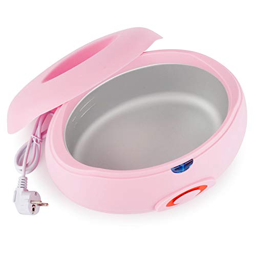 AYITOO Baños de Parafina Cera Baño, Calentador de Parafina para Manos y Pies con Máquina Accesorios, Alimenta la piel con Humedad Parafina Baño de Cera Máquina, Color Rosa