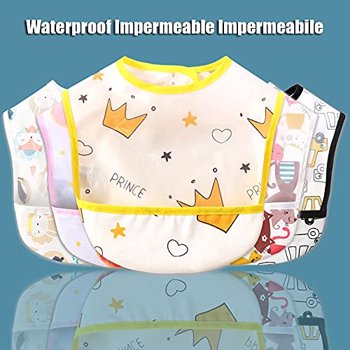 Baberos Bebe Impermeable Niño Niña Unisex Bebe Waterproof de 6 Meses a 3 Años