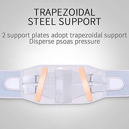 Back Support Strace con estadías de soporte, cinturón de soporte lumbar de malla transpirable, ajuste de doble compresión Cinturón de alivio de dolor de espalda baja for hombres, discos herniados 2109