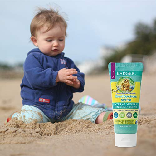 Badger Balm Protector solar para bebé SPF 30, 87 ml