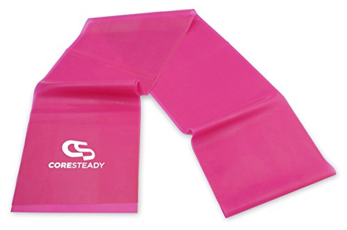 Bandas de Resistencia Terapéuticas Coresteady | Bandas de Fitness de calidad superior para Pilates, Yoga, entrenamiento de fuerza | Fisioterapia y rehabilitación |Para hombres y mujeres |Guía incluida