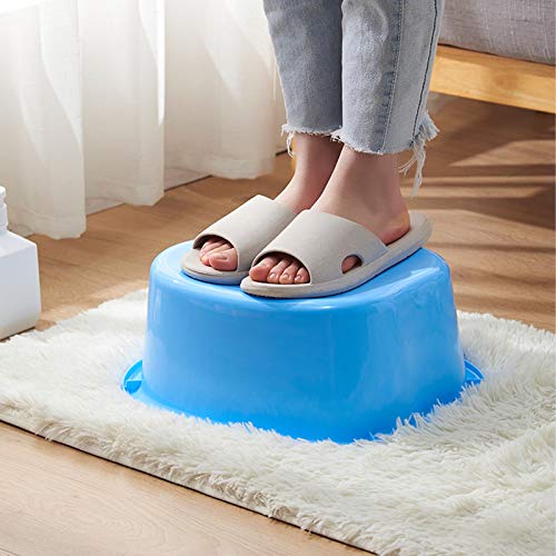 Baños para Pies Lavabo para Pies, Cuenco de SPA Plástico Resistente Baño de Pies para Pedicura Relajarse Desintoxicación y Masaje, Perfecto para Facilitar La Circulación o Relajar Los Músculos (Black)