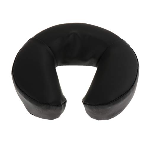 Baoblaze Espuma Boca Abajo Almohada Almohadas Almohada para Masaje Acupuntura Mesa Cama - Negro