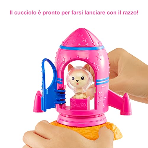 Barbie Set de juego Estación Espacial Muñeca con accesorios de juguete, regalo para niñas y niños +3 años (Mattel GXF27)