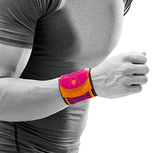 Bauerfeind Muñequera Wrist Strap, 1 muñequera para Deportes como Fitness, Deportes de Fuerza y Crossfit, para Mujeres – estabilizador y Protector