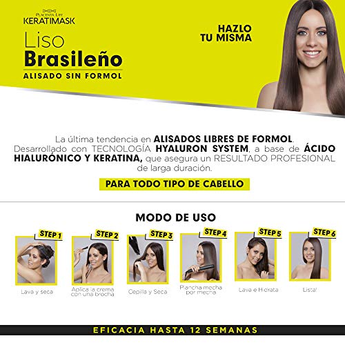 Be Natural Kit de Alisado Brasileño con Keratina, Verde