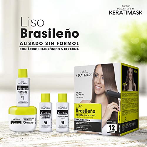 Be Natural Kit de Alisado Brasileño con Keratina, Verde