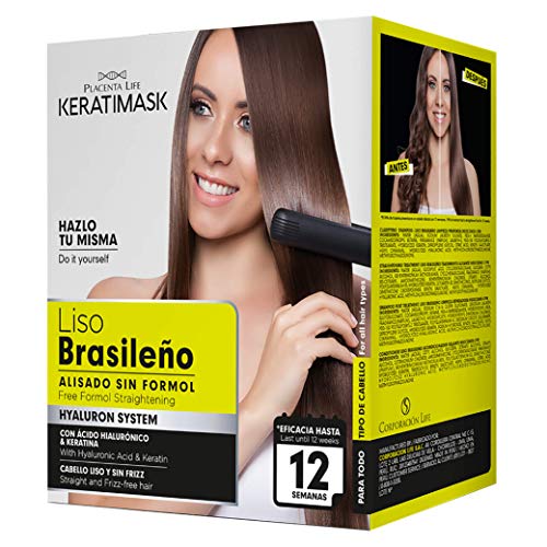 Be Natural Kit de Alisado Brasileño con Keratina, Verde