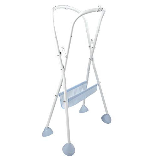 BÉABA Soporte con patas para Bañera de Bebé y Cambiador Recién Nacido, Compatible con Camélé’O, Plegable, Desmontable, Gris (Light Mist)