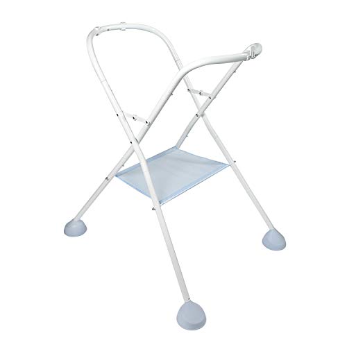 BÉABA Soporte con patas para Bañera de Bebé y Cambiador Recién Nacido, Compatible con Camélé’O, Plegable, Desmontable, Gris (Light Mist)