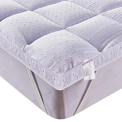 Bedecor® Colchoncillos，Colchón Topper de Microfibra,Antialérgico,Suave-(180x190/200 cm)