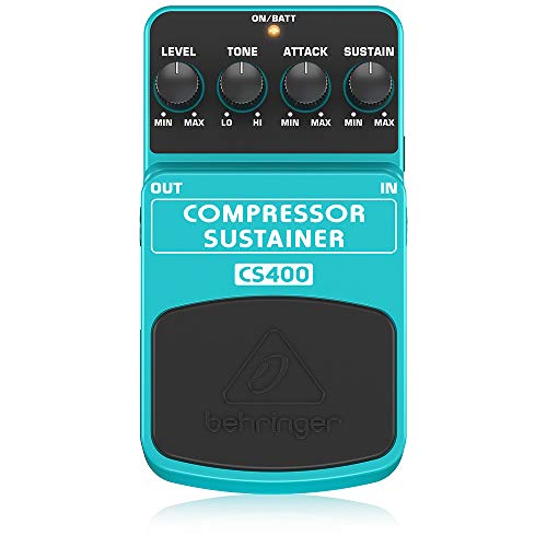 Behringer CS400 Dinámica Pedal, COMPRESSOR/SUSTAINER CS400, Guitar Pedal