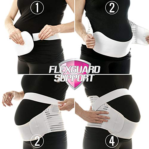 Belly Band For Pregnancy - Cinturón de apoyo de maternidad para aliviar el dolor en la parte baja de la espalda y la pelvis (XXL)