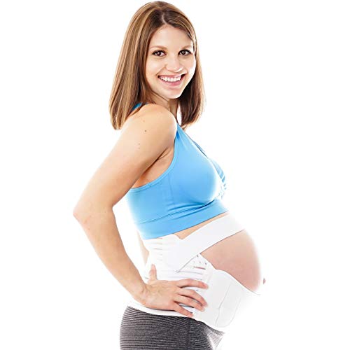 Belly Band For Pregnancy - Cinturón de apoyo de maternidad para aliviar el dolor en la parte baja de la espalda y la pelvis (XXL)