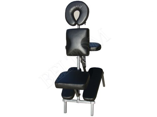 BELTOM Banco Silla Masaje Tatuajes Portátil Estética Plegable Ergonomica Fisioterapia - Negro