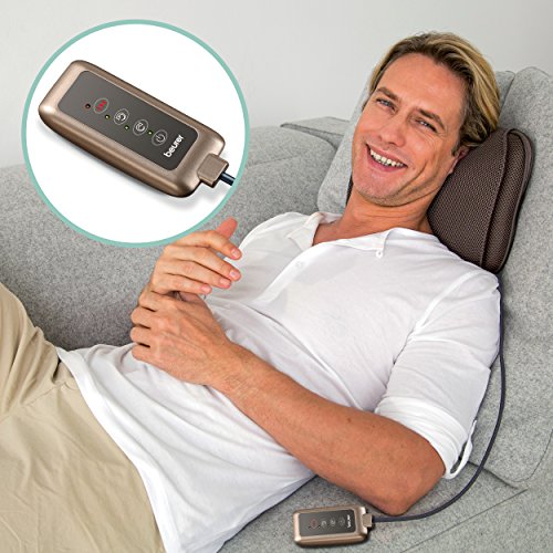 Beurer MG147 - Almohada de Masaje Shiatsu, con función calor, color marrón