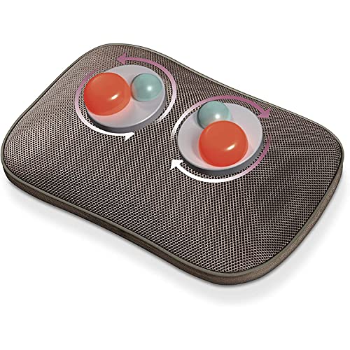 Beurer MG147 - Almohada de Masaje Shiatsu, con función calor, color marrón