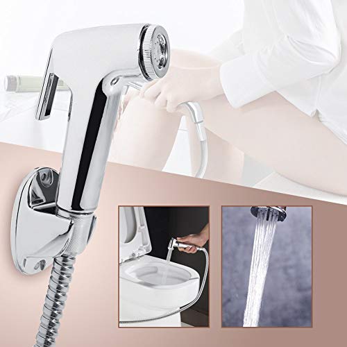 Bidet para Pulverizador Rociador Ducha Kit Alcachofa Rouaseau de Bide agua WC Fria Inodoro y Caliente Pulverizador De Bidé Higiene Personal Kit De Cabezal De Ducha Accesorios para Inodoro Soporte