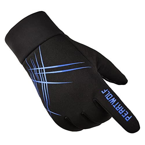 BIKETAFUWY Guantes de invierno cálidos para hombre y mujer, para deportes al aire libre, pantalla táctil, guantes de invierno, guantes de equitación, guantes de esquí