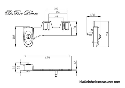 BisBro Deluxe Bidet 1000 - Ducha-bidé de WC para la higiene íntima