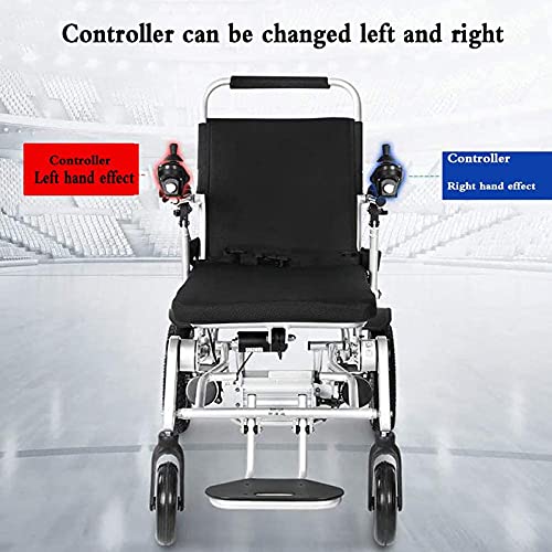 BJH Silla de Ruedas eléctrica - App Control Inteligente Silla de Ruedas móvil Silla de Ruedas Inteligente Plegable Completamente automática - Pesa Solo 65 Libras Puede soportar 330 Libras