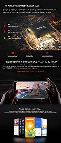 Blackview BV9700 Pro Smartphone, 6GB/128GB, Gris