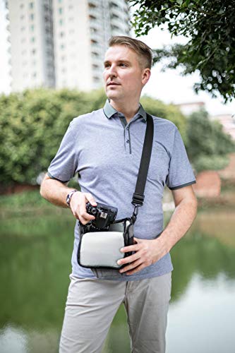 Bodyguard Bolso Colt Foto Bolso Espejo Reflex Colt Easy gris, APTO PARA Nikon D800 D3500 D5300 D5600 D7500 Canon EOS 2000D 4000D 750D 200D 77D 80D