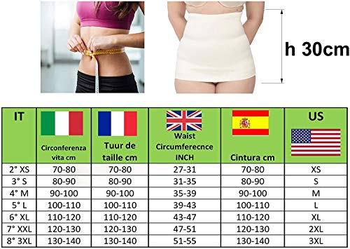 BODYPERFECT Faja Lumbar Hombre Térmica Faja Reductora Mujer Elástica para Dolor de Espalda, Postparto, Hernia Discal Ciática, Trabajo, Made in Italy (93% Lana, Small)