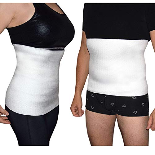 BODYPERFECT Faja Lumbar Hombre Térmica Faja Reductora Mujer Elástica para Dolor de Espalda, Postparto, Hernia Discal Ciática, Trabajo, Made in Italy (93% Lana, Small)