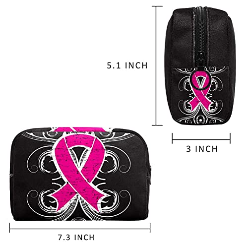 Bolsa de cosméticos Bolsa de Maquillaje Bolsa de cosméticos de Viaje, Bolso de Mano, Bolso de baño,Conciencia del cáncer de Colon