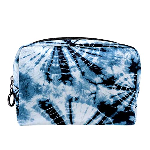 Bolsa de cosméticos Bolsa de Maquillaje Bolsa de cosméticos de Viaje, Bolso de Mano, Bolso de baño,Remolino Abstracto Tiedye