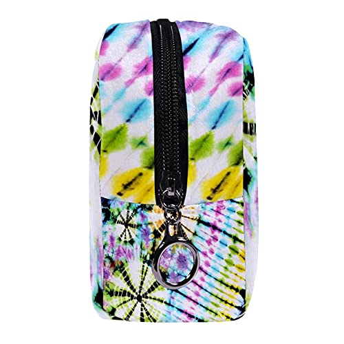 Bolsa de cosméticos Bolsa de Maquillaje Bolsa de cosméticos de Viaje, Bolso de Mano, Bolso de baño,Remolino Abstracto Tiedye