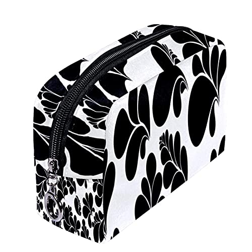 Bolsa de cosméticos Bolsa de Maquillaje Bolsa de cosméticos de Viaje, Bolso de Mano, Bolso de baño,Remolino Floral