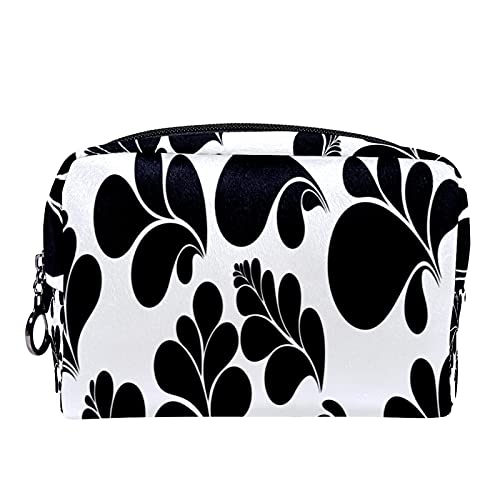 Bolsa de cosméticos Bolsa de Maquillaje Bolsa de cosméticos de Viaje, Bolso de Mano, Bolso de baño,Remolino Floral