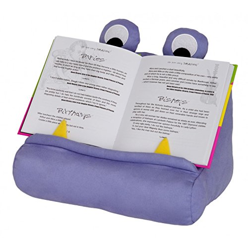 Bookchair Vertrieb Bookmonster 60131 - Monstruo Cojín Soporte para Tablet, Almohada de Apoyo Libro, Reposa Book Holder, iPad Lectura: Stabil und flauschig