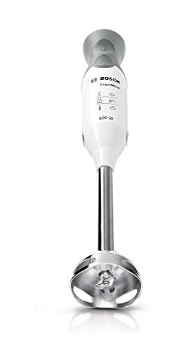 Bosch Hogar ErgoMixx Batidora De Mano Bosch MSM66110, 600 W, 0.38, Plástico/Metálico, Gris