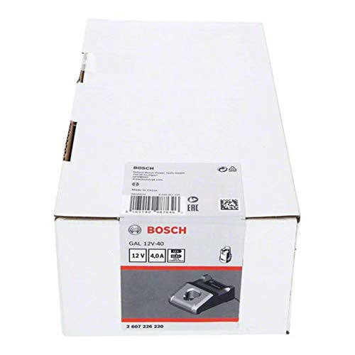 Bosch Professional Cargador rápido Singlevolt Li-Ion GAL 12V-40 (Accesorio para baterías Li-Ion de 12 V de Herramientas de batería Bosch)