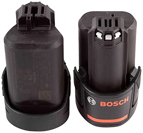 Bosch Professional GAL 12V-40 + GBA 12V - Cargador rápido + batería de litio (2 baterías x 2.0 Ah, 10,8V / 12V)