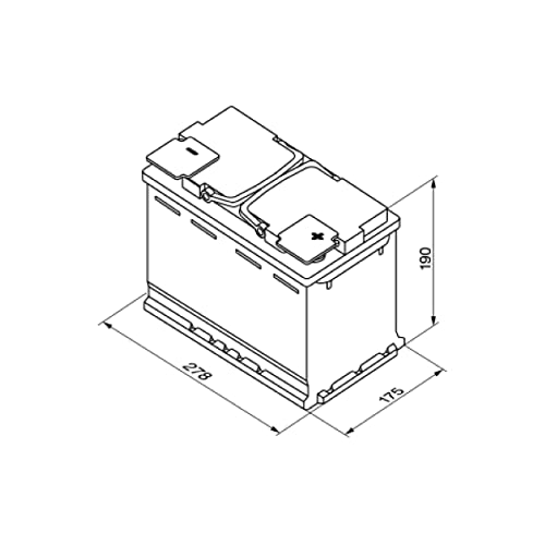 Bosch S5A08 Batería de Automóvil, 12V, 95A/h-830A