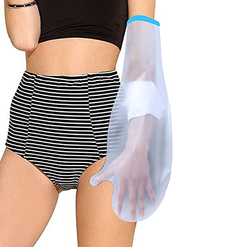 Brazo de cubierta fundición impermeable para ducha, apósitos impermeables ducha adultos medio brazo protector fundición impermeable brazo cubierta fundida cómodo yeso fundido cubiertas para heridas