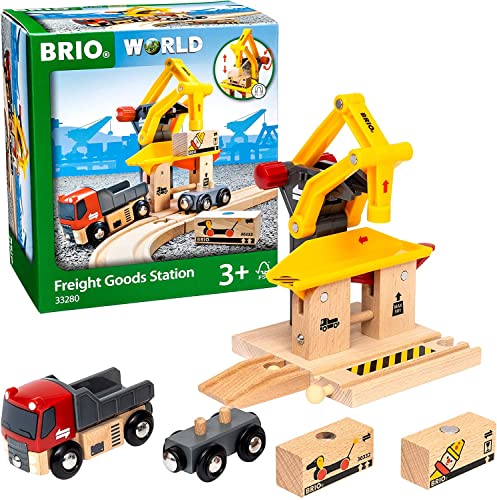 Brio 33280 - Grúa de carga de mercancías para vías de tren Brio [importado de Alemania]