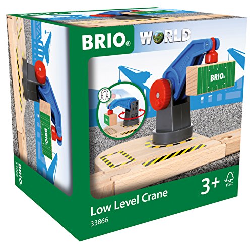 BRIO 33866 Grúa de baja altura, BRIO Accesorios, Edad Recomendada 3+