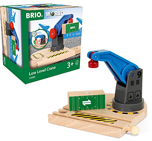 BRIO 33866 Grúa de baja altura, BRIO Accesorios, Edad Recomendada 3+