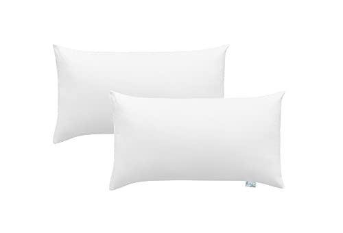 Bypillows Almohada de Fibra Hueca siliconada Pack de 2x75 cms, Tacto Pluma, AMF752