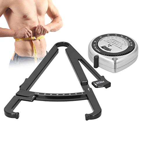 Calibrador de Grasa Corporal, Cinta Métrica Corporal Operación Simple para Brazo para Cintura para Muslo para Glúteos para Pecho