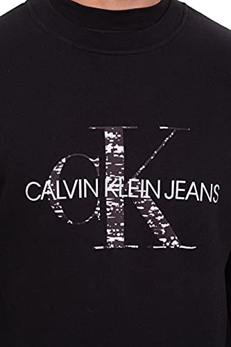 Calvin Klein Jeans – Sudadera para hombre con logotipo del Monogram Reflective – Talla XXL