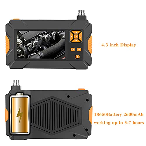 Cámara de Boroscopio, Cámara de Inspección Ajustable, Inspección de Tuberías HD de 8 LED 1080P para Inspección de Automóviles(#1)