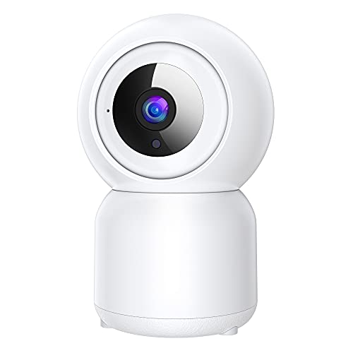 Cámaras de Vigilancia WiFi Interior 1080P, Camara Vigilancia WiFi Interior con Visión Nocturna,Rastreo de Movimiento,Detección de Movimiento/Personas,Audio de 2 Vías,Monitor para Bebé/Mascota/Tienda