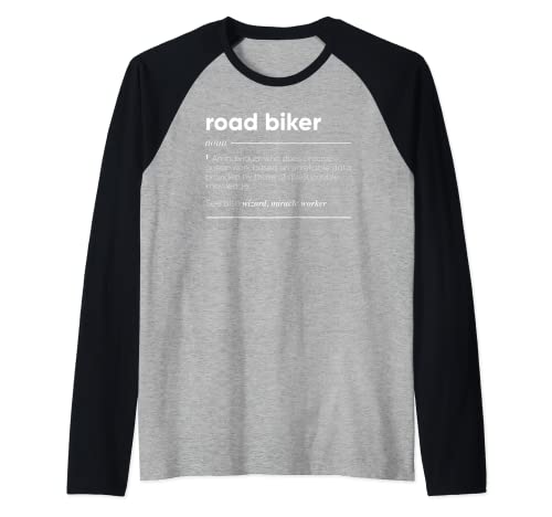 Camino Biker Definición Divertido Nombre Camiseta Manga Raglan